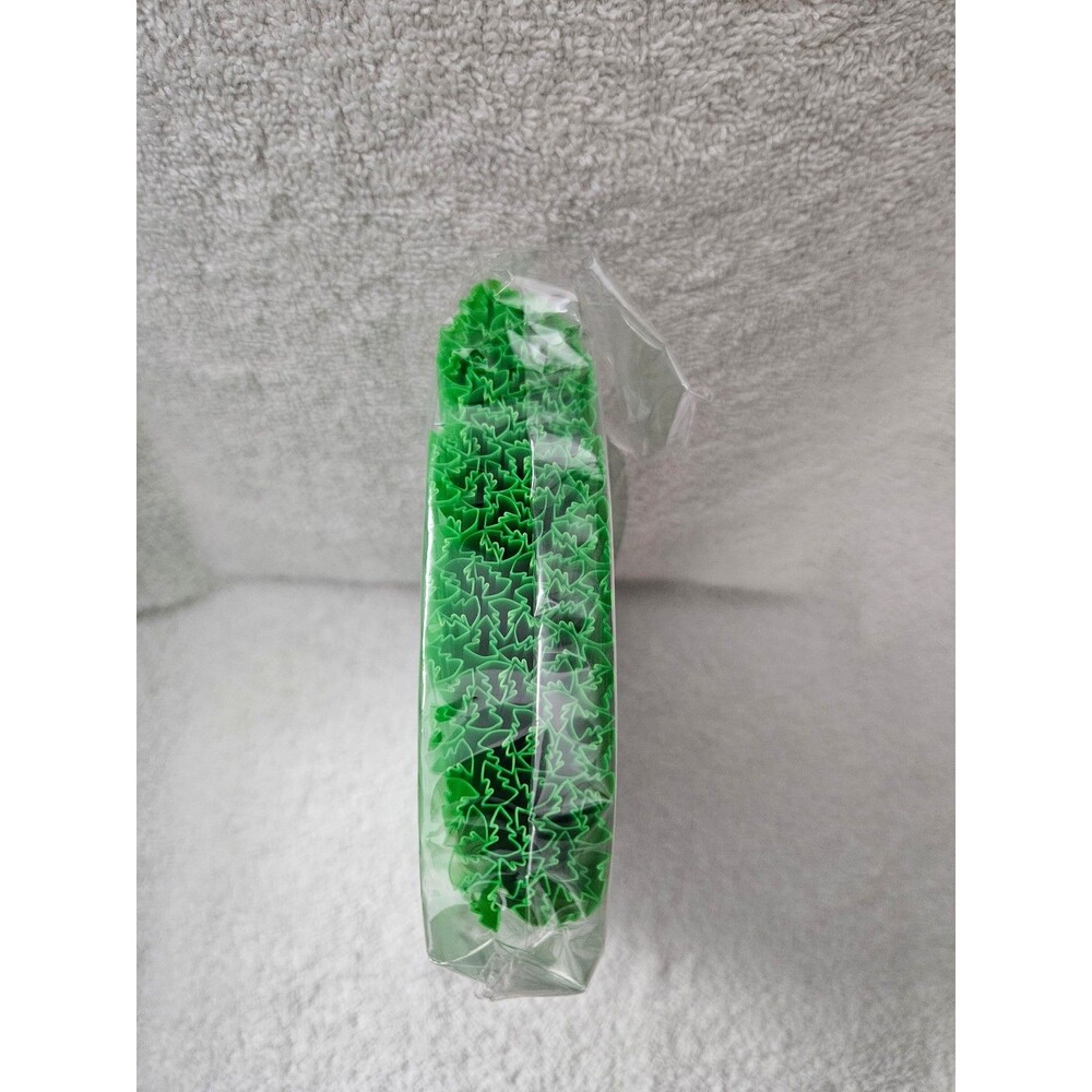 Christmas Tree Shaped Plastic Straws Green Bulk 100 Pack Holiday Party